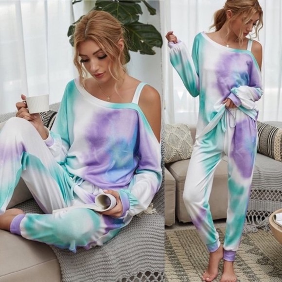 Pants - - IN STOCK Tie Dye Lounge set